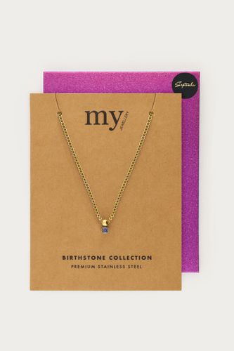 Collier avec pierre de naissance | - My jewellery - Modalova