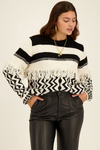 Pull oversize en maille avec des franges | - My jewellery - Modalova