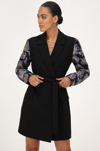 Robe blazer avec manches en jacquard | - My jewellery - Modalova