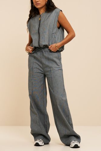 Pantalon rayé à plis | - My jewellery - Modalova