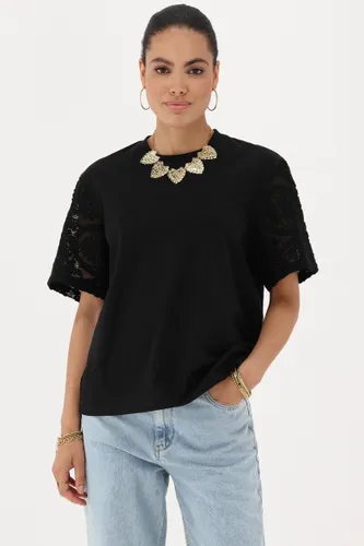T-shirt avec manches brodées | - My jewellery - Modalova