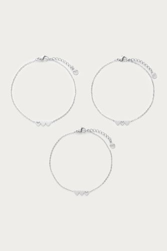 Ensemble de 3 bracelets à 3 coeurs | - My jewellery - Modalova