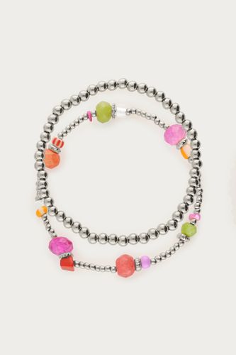 Ensemble de bracelets Bold et perles fantaisie multicolores | - My jewellery - Modalova