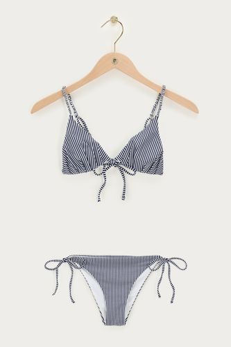 Ensemble de bikini bleu marineà rayures | - My jewellery - Modalova