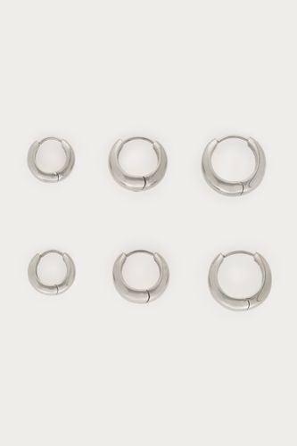Ensemble de trois boucles d'oreilles Ear game maximalistes | - My jewellery - Modalova