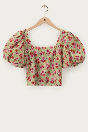 Topà imprimé floral avec broderie | - My jewellery - Modalova