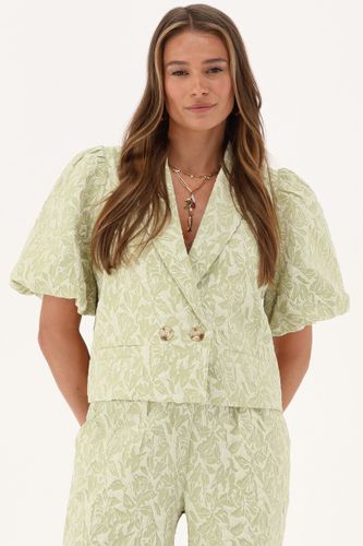 Blazer court en jacquard | - My jewellery - Modalova