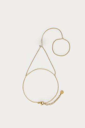 Chaîne de main à initiale avec strass | - My jewellery - Modalova