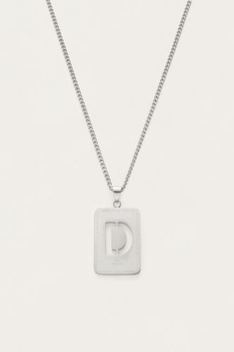 Sautoir avec charm initiale carré | - My jewellery - Modalova