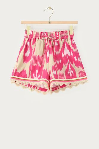 Short à imprimé ikat et franges | - My jewellery - Modalova