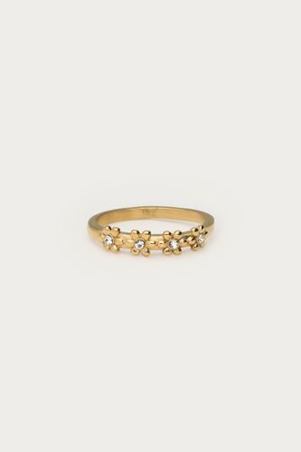 Bague avec fleurs et pierres | - My jewellery - Modalova
