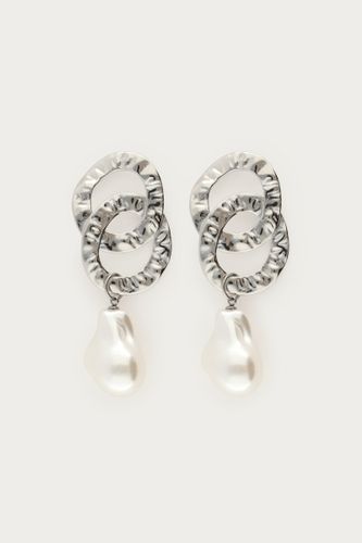 Boucles d'oreilles ovales avec perles fantaisie | - My jewellery - Modalova