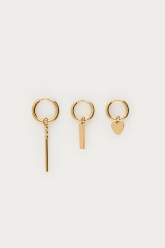 Ensemble de boucles d'oreilles coeur | - My jewellery - Modalova