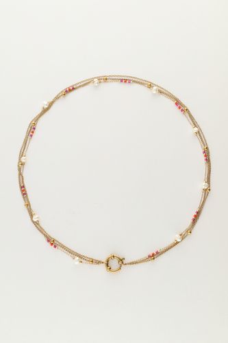 Collier triple rang Sunrocks avec perles fantaisie | - My jewellery - Modalova