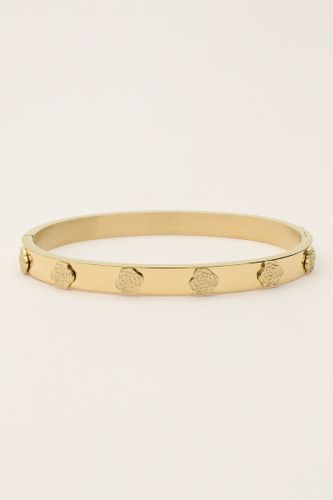 Bracelet jonc vintage avec roses | - My jewellery - Modalova