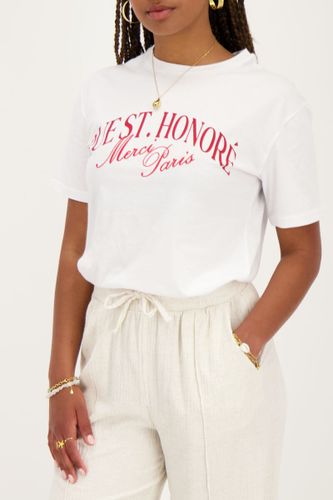 T-shirt blanc avec''Rue st. honoré'' | - My jewellery - Modalova