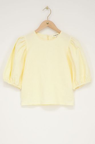Top en tissu bouclette avec manches bouffantes | - My jewellery - Modalova