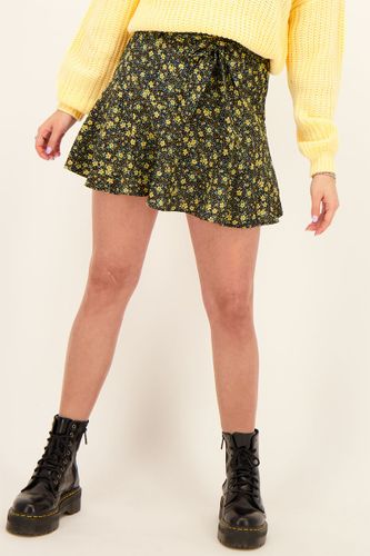 Jupe-short à motif floral et pois | - My jewellery - Modalova