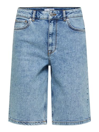 À Taille Haute Shorts En Jean - Selected - Modalova