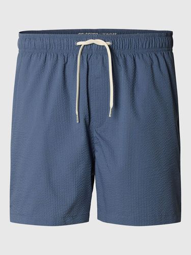 Seersucker Short De Bain - Selected - Modalova