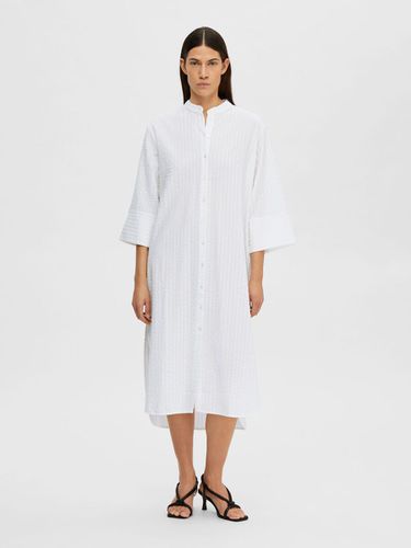 Texturé Robe-chemise - Selected - Modalova