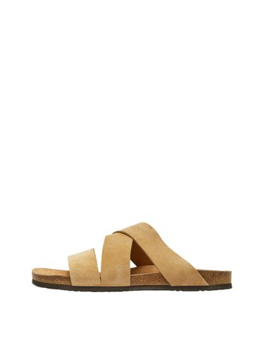Cuir Mules Plates - Selected - Modalova