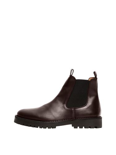 Chelsea Cuir Bottes - Selected - Modalova