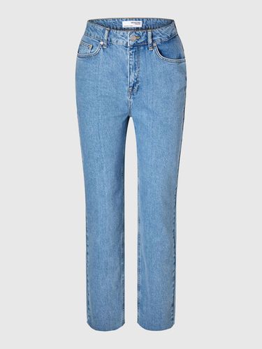 Taille Haute Jean Droit - Selected - Modalova