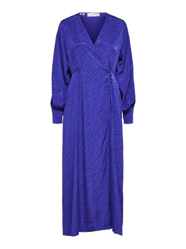 Satin Robe Cache-cœur - Selected - Modalova