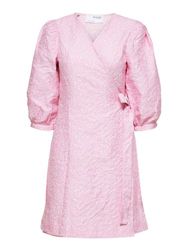 Jacquard Robe Cache-cœur - Selected - Modalova