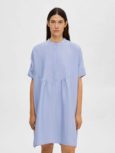 Satin Surdimensionné Mini-robe - Selected - Modalova