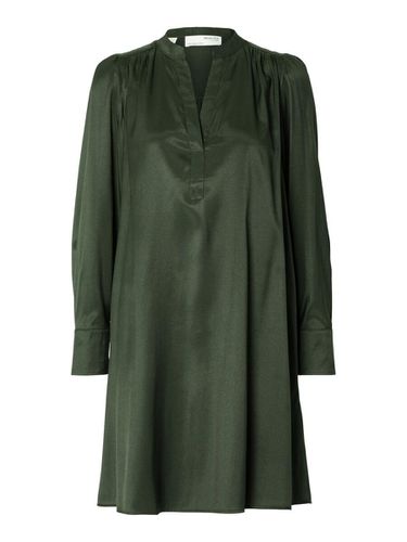 Satin Mini-robe - Selected - Modalova