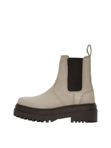 Cuir Épais Bottines Chelsea - Selected - Modalova