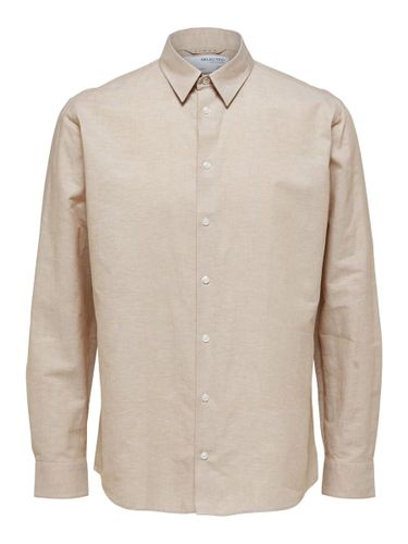 Lin Mélangé Chemise - Selected - Modalova