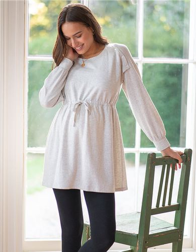 Marl Sweatshirt Maternity & Nursing Tunic | - Seraphine - Modalova