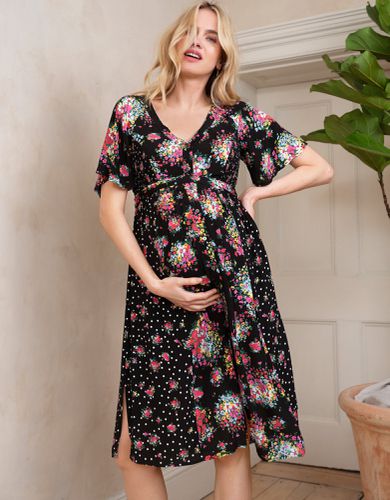 Robe grossesse et allaitement à bouquet floral - Seraphine - Modalova