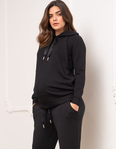 Modal Blend Maternity & Nursing Hoodie | - Seraphine - Modalova