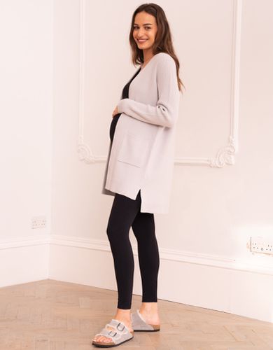 Viscose-Blend Knitted Maternity-To-Nursing Cardigan With Patch Pockets | - Seraphine - Modalova