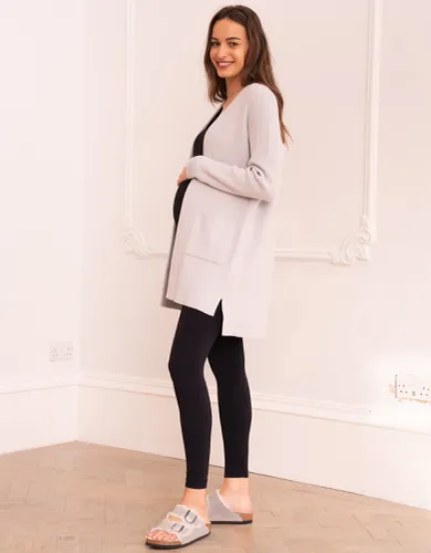 Viscose-Blend Knitted Maternity-To-Nursing Cardigan With Patch Pockets | - Seraphine - Modalova