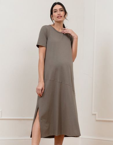 Robe grossesse t-shirt en modal de coton - Seraphine - Modalova