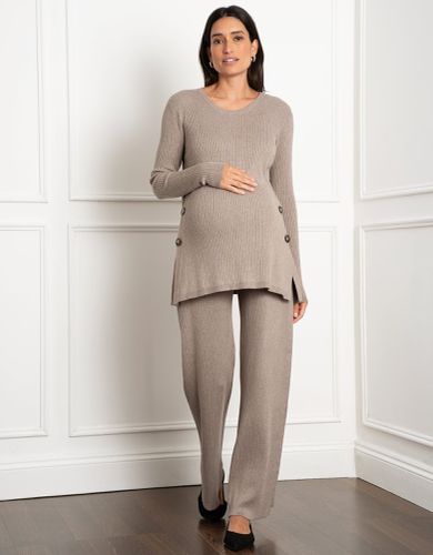 Rib Knit Maternity & Nursing Co-ord Top | - Seraphine - Modalova