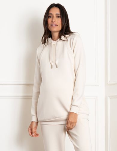 Modal Blend Maternity & Nursing Hoodie | - Seraphine - Modalova