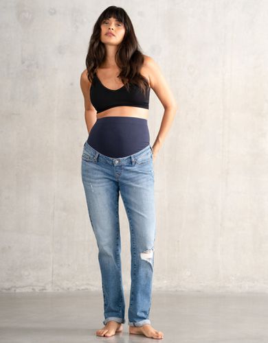 Organic Ripped Boyfriend Maternity Jeans | - Seraphine - Modalova