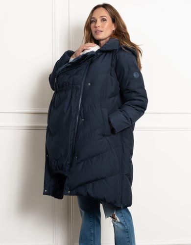 Chevron Puffer Maternity Coat | - Seraphine - Modalova