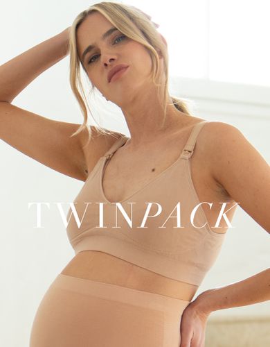 Pack Seamless Bamboo Maternity-To-Nursing Bras | - Seraphine - Modalova