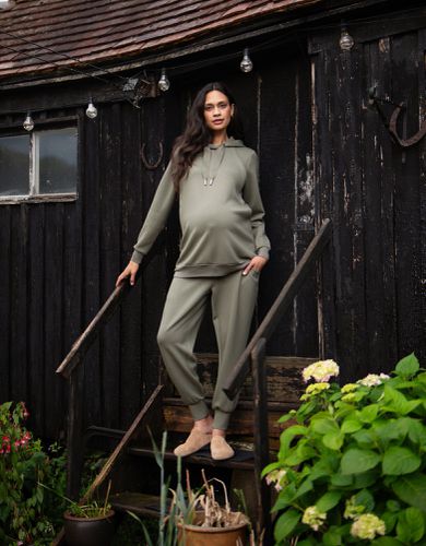 Sweat à capuche de grossesse super doux avec fermetures éclair pour l'allaitement | - Seraphine - Modalova