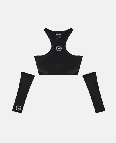 Crop top de running TruePace avec protège-bras, , , Taille: XS - Stella McCartney - Modalova