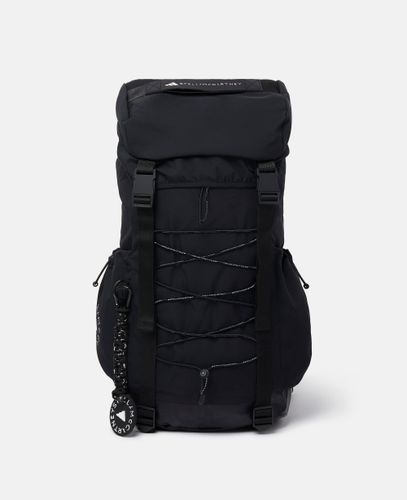 Sac a dos rembourre avec logo, - Stella McCartney - Modalova