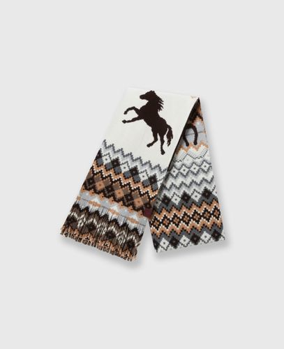 Foulard Fairisle avec logo, - Stella McCartney - Modalova
