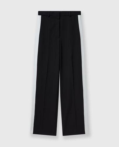 Pantalon raye droit a taille basse, , , Taille: 42 - Stella McCartney - Modalova